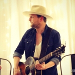 Native Run's Rachel Beauregard and Bryan Dawley performing at our house party.