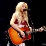 Ashley Monroe opening for Miranda Lambert at Madison Square Garden in NYC on March 28, 2015.