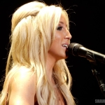 Ashley Monroe opening for Miranda Lambert at Madison Square Garden in NYC on March 28, 2015.
