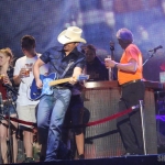 Brad Paisley at FarmBorough Festival in New York City on June 27, 2015.