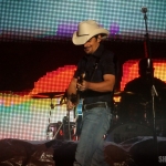 Brad Paisley at FarmBorough Festival in New York City on June 27, 2015.