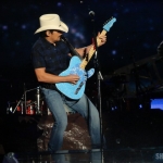 Brad Paisley at FarmBorough Festival in New York City on June 27, 2015.