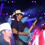 Brad Paisley at FarmBorough Festival in New York City on June 27, 2015. Brad Paisley at FarmBorough Festival in New York City on June 27, 2015.