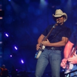 Brad Paisley at FarmBorough Festival in New York City on June 27, 2015. Brad Paisley at FarmBorough Festival in New York City on June 27, 2015.