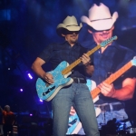 Brad Paisley at FarmBorough Festival in New York City on June 27, 2015. Brad Paisley at FarmBorough Festival in New York City on June 27, 2015.