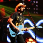 Brad Paisley at the Xfinity Theatre in Hartford CT on July 25, 2015.