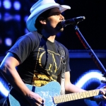 Brad Paisley at the Xfinity Theatre in Hartford CT on July 25, 2015.