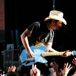 Brad Paisley at the Xfinity Theatre in Hartford CT on July 25, 2015.