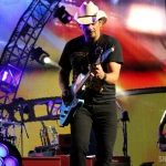 Brad Paisley at the Xfinity Theatre in Hartford CT on July 25, 2015.