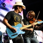 Brad Paisley at the Xfinity Theatre in Hartford CT on July 25, 2015.