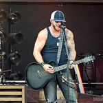 Brantley Gilbert performing at MetLife Stadium on August 15, 2015.