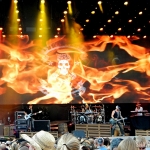 Brantley Gilbert performing at MetLife Stadium on August 15, 2015.