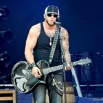 Brantley Gilbert performing at MetLife Stadium on August 15, 2015.