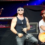 Brantley Gilbert performing at MetLife Stadium on August 15, 2015.
