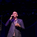 Warner Music CEO John Esposito introducing Brett Eldredge at NYC's Irving Plaza on December 1, 2017 / Photo by Karyn Alfini