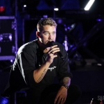 Brett Young at the PlayStation Theater in NYC, December 9, 2018. Photo by Shawn St. Jean.