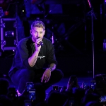 Brett Young at the PlayStation Theater in NYC, December 9, 2018. Photo by Shawn St. Jean.