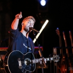 Brett Young at the PlayStation Theater in NYC, December 9, 2018. Photo by Shawn St. Jean.