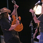 Chris and Morgane Stapleton at Forest Hills Stadium on July 23, 2016