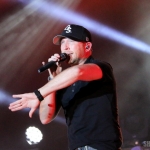Cole Swindell at the Dutchess County Fair in Rhinebeck NY on August 27, 2015.