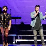 Dan + Shay opening for Rascal Flatts in Hartford CT on June 8, 2018. Photo by Shawn St. Jean