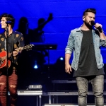 Dan + Shay opening for Rascal Flatts in Hartford CT on June 8, 2018. Photo by Shawn St. Jean