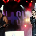 Dan + Shay at the Dutchess County Fair in Rhinebeck NY on August 25, 2015.