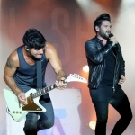 Dan + Shay at the Dutchess County Fair in Rhinebeck NY on August 25, 2015.