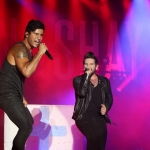 Dan + Shay at the Dutchess County Fair in Rhinebeck NY on August 25, 2015.