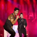 Dan + Shay at the Dutchess County Fair in Rhinebeck NY on August 25, 2015.