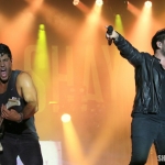 Dan + Shay at the Dutchess County Fair in Rhinebeck NY on August 25, 2015.