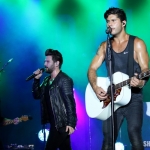 Dan + Shay at the Dutchess County Fair in Rhinebeck NY on August 25, 2015.