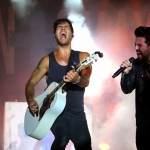 Dan + Shay at the Dutchess County Fair in Rhinebeck NY on August 25, 2015.