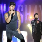 Dan + Shay at the Dutchess County Fair in Rhinebeck NY on August 25, 2015.