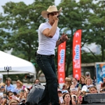 Dustin Lynch at FarmBorough Festival in New York City on June 28, 2015. Dustin Lynch at FarmBorough Festival in New York City on June 28, 2015.