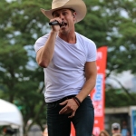 Dustin Lynch at FarmBorough Festival in New York City on June 28, 2015. Dustin Lynch at FarmBorough Festival in New York City on June 28, 2015.