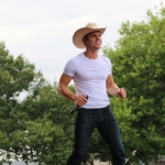 Dustin Lynch at FarmBorough Festival in New York City on June 28, 2015. Dustin Lynch at FarmBorough Festival in New York City on June 28, 2015.