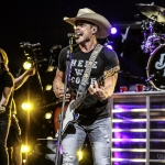 Dustin Lynch opening for Brad Paisley in Hartford on August 6, 2017 / Photo by Shawn St. Jean
