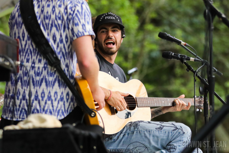Dylan Hartigan opening for Maggie Rose in New Haven CT on July 22, 2021 at CT Folk's 'Folk at the Edge' concert series. Photo by Shawn St. Jean