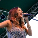 Courtney Cole opening for Easton Corbin at Alive at Five in Stamford CT on August 4, 2016.