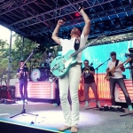 Jake Owen in NYC's Madison Square Park on August 3, 2016 for the release of American Love.