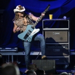 Jon Pardi's guitarist Terry Lee Palmer opening for Dierks Bentley at Xfinity Theatre on June 2, 2017 / Photo by Shawn St. Jean