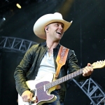 Justin Moore at FarmBorough Festival in New York City on June 27, 2015.