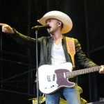 Justin Moore at FarmBorough Festival in New York City on June 27, 2015.