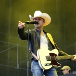 Justin Moore at FarmBorough Festival in New York City on June 27, 2015.