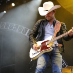 Justin Moore at FarmBorough Festival in New York City on June 27, 2015.
