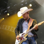 Justin Moore at FarmBorough Festival in New York City on June 27, 2015.