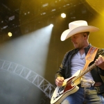 Justin Moore at FarmBorough Festival in New York City on June 27, 2015.