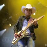 Justin Moore at FarmBorough Festival in New York City on June 27, 2015.