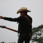 Justin Moore at FarmBorough Festival in New York City on June 27, 2015.